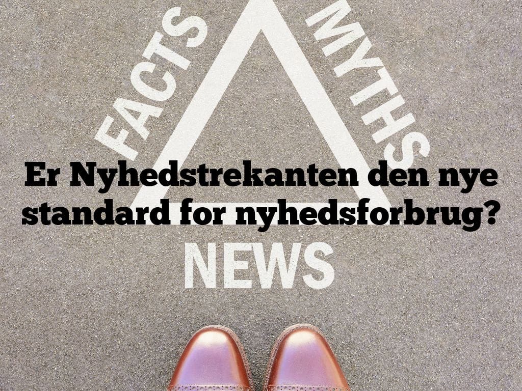 Er Nyhedstrekanten den nye standard for nyhedsforbrug?