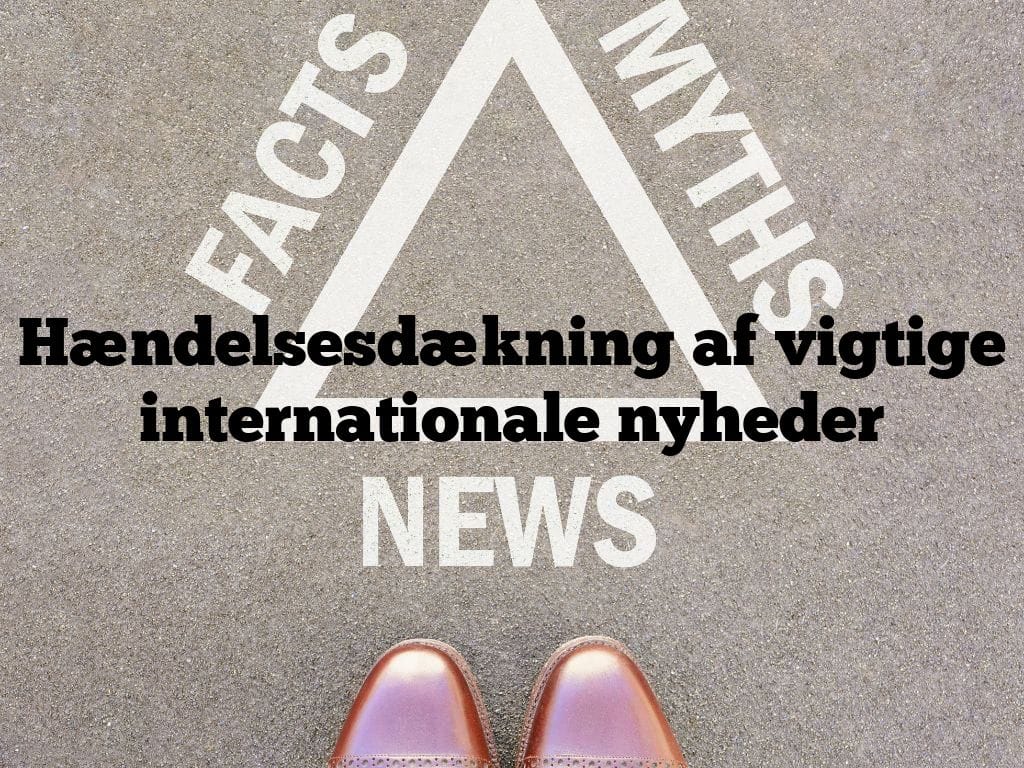 Hændelsesdækning af vigtige internationale nyheder
