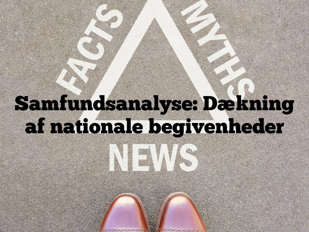 Samfundsanalyse: Dækning af nationale begivenheder