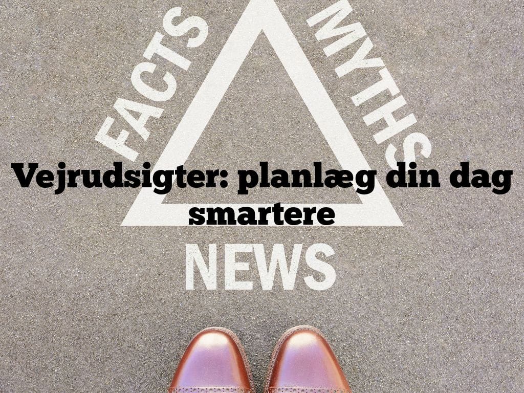 Vejrudsigter: planlæg din dag smartere